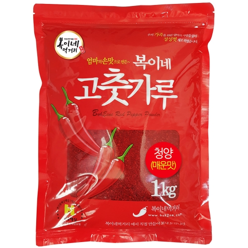 중국산 청양고추가루 매운맛 김치용 1kg 1개