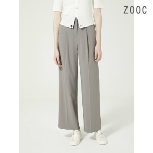 ZOOC 탈착 배색 벨티드 와이드 팬츠 KA_Z232MSA023_이미지