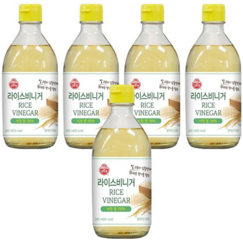오뚜기 라이스 비니거 345ml (5개)_이미지