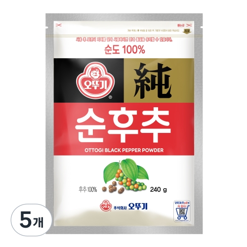 오뚜기 순후추 240g 5개