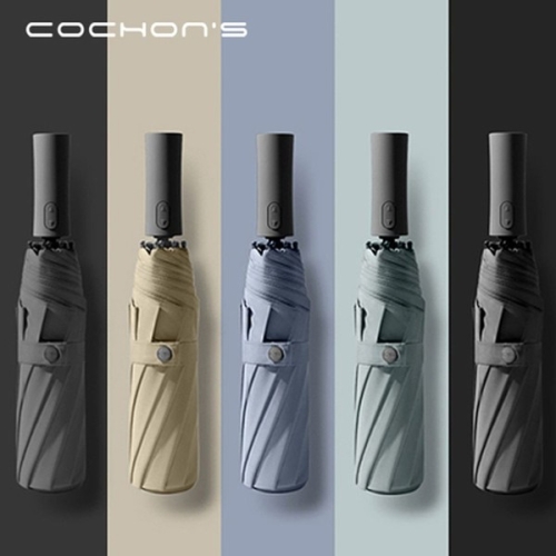 COCHONS M1 3단 자동우산 UPF 30 파스텔 양 튼튼한 완