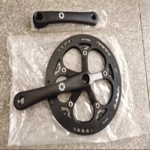 단일 접이식 체인링 고정 기어 로드 체인 휠 부품 액세서리 BCD130 39T 44T 48T 53T 01 39T silve..