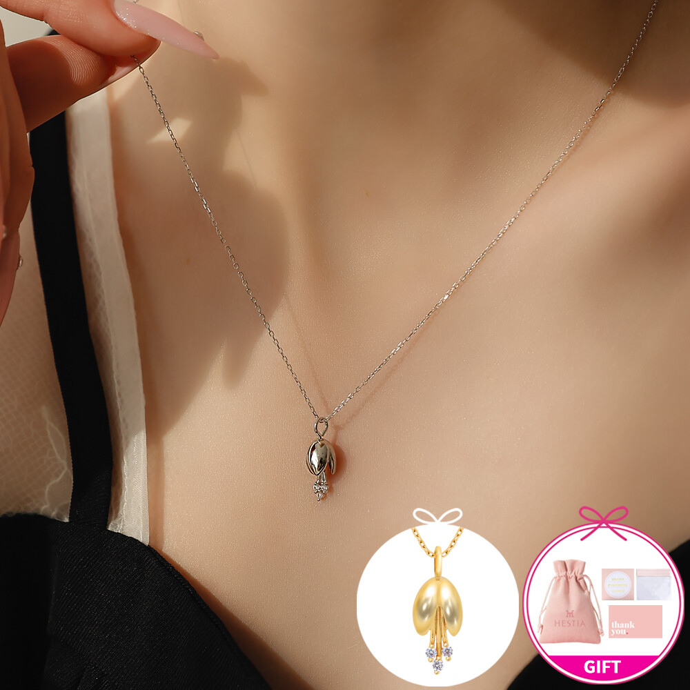 헤스티아 전체925실버목걸이 Poppy 925 Silver Necklace MKDO-70433 MKDO-70433