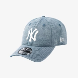 MLB 뉴에라 뉴욕 양키스 스노우 워싱 데님 언스트럭쳐 볼캡 라이트 블루_14881501