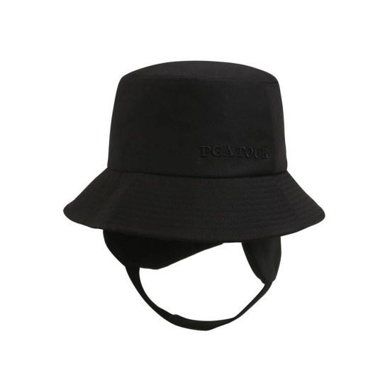 플리스 이어워머 버킷햇 L245AP124P-1 블랙