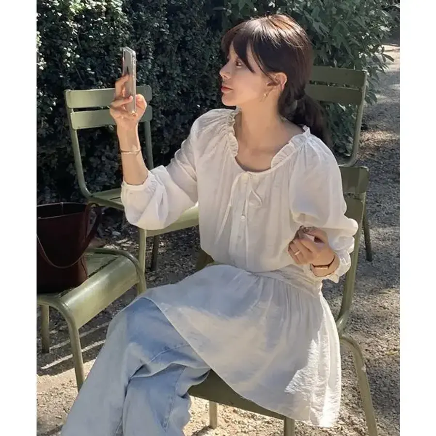 썸웨어버터 SOMEWHEREBUTTER Della Mini Dress Ivory S5FOP01IV 391747