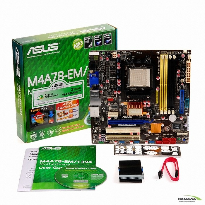 ASUS M4A78-EM/1394 ACC 디지탈그린텍_이미지