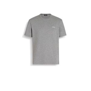 에르메네질도제냐 제냐 반팔 티셔츠 E7360A5B760K95 Grey