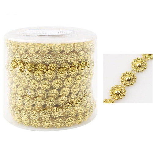 유니아트 체인줄 롤체인줄 no.8036 금색 /공작/만들기/공예/미술놀이/유아미술 MO_bk20061051 유니_이미지