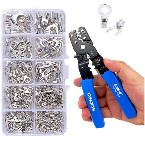 전선 터미널 압착단자 압착기 세트 (320pcs)
