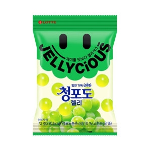 롯데웰푸드 청포도 젤리 72g