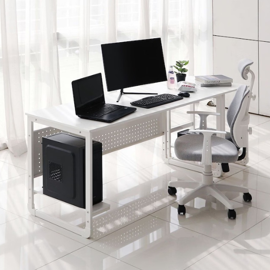 누마 렉스 타공판형 컴퓨터 책상 (1500x600)_이미지