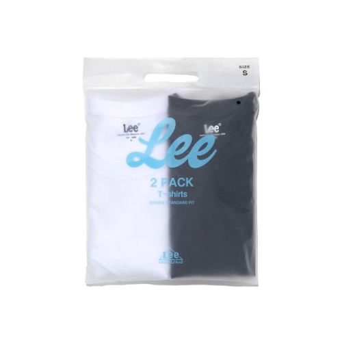 LEE 우먼 스몰 유니온 로고 2PACK 티셔츠 믹스 LE2602ST99MX_이미지