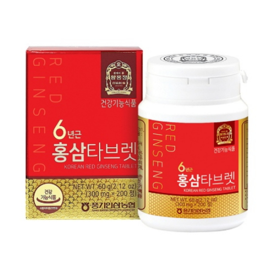 풍기인삼농협 황풍정 6년근 홍삼타브렛 200정이미지입니다. 누르면 해당 게시물로 새창이동합니다.