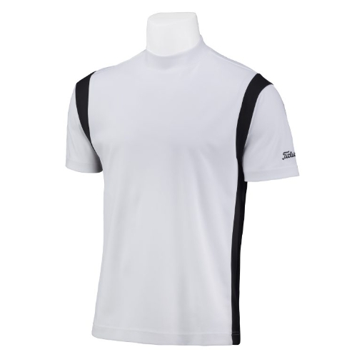 타이틀리스트 트리아세테이트 혼합 반팔 넥 티셔츠 TLPMS105J