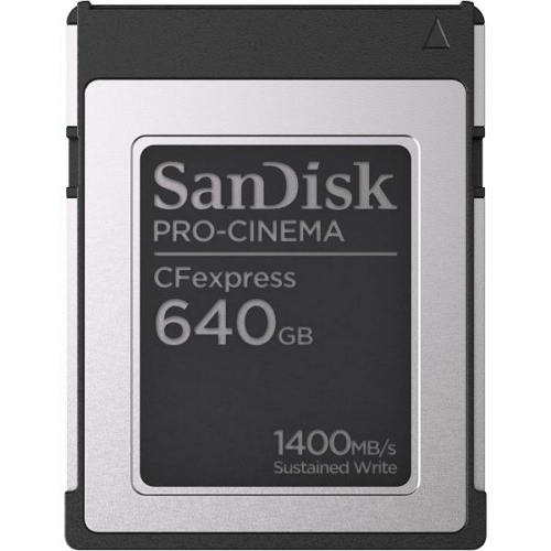 Sandisk Pro CINEMA CFexpress 타입B이미지입니다. 누르면 해당 게시물로 새창이동합니다.