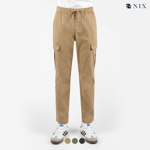 케이브랜즈 닉스 남 코튼 컬러 풀밴딩 크롭 카고 테이퍼드 치노FNQRDYI111P 998625