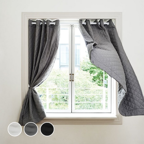 까사마루 따숨 패딩 방한 커튼 아일렛형 (210x232cm)_이미지