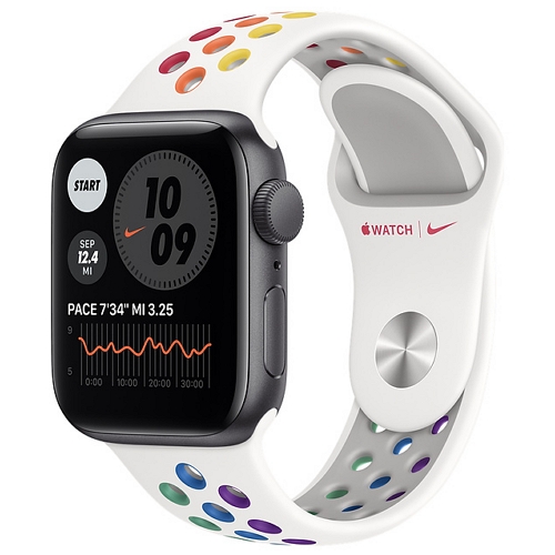 APPLE 워치 SE 40mm 스페이스 그레이 알루미늄 (나이키 스포츠밴드)_이미지