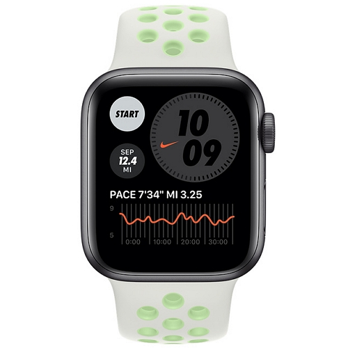 APPLE 워치 SE 40mm 스페이스 그레이 알루미늄 (나이키 스포츠밴드)_이미지
