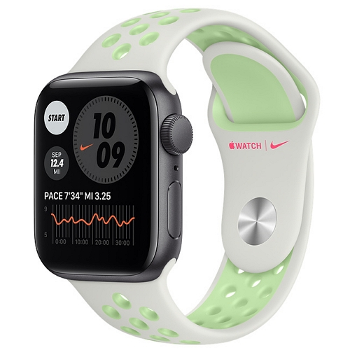 APPLE 워치 SE 40mm 스페이스 그레이 알루미늄 (나이키 스포츠밴드)_이미지