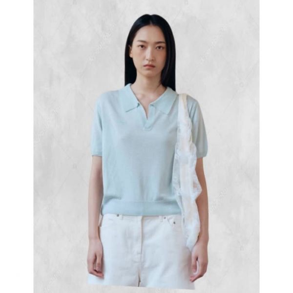 시엔느 Dion Linen Knit Blue 254129 FE5135510-E2B