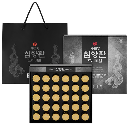 종근당건강 침향환 프리미엄 3.75g 30환 (1개)_이미지