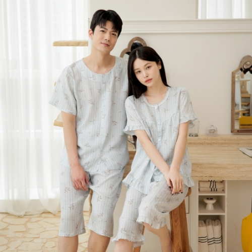 커플 잠옷 홈웨어 겨우살이M2055_6055 남성 100호
