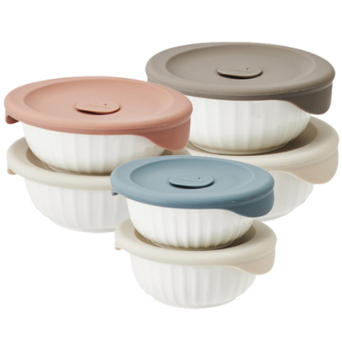 락앤락 바로한끼 도자기 밥용기 355ml (6개)_이미지