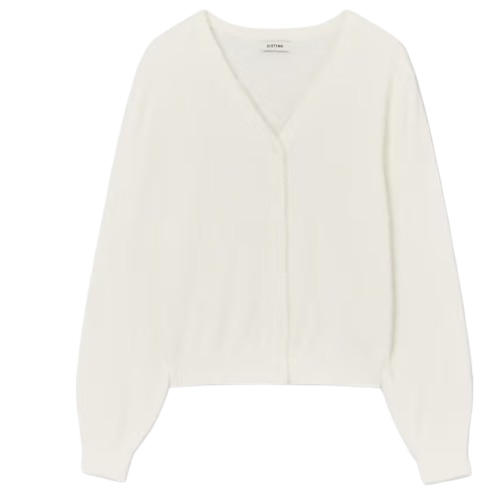 시스티나 여성 헤어리 브이넥 가디건_ASKCDQ41010_이미지