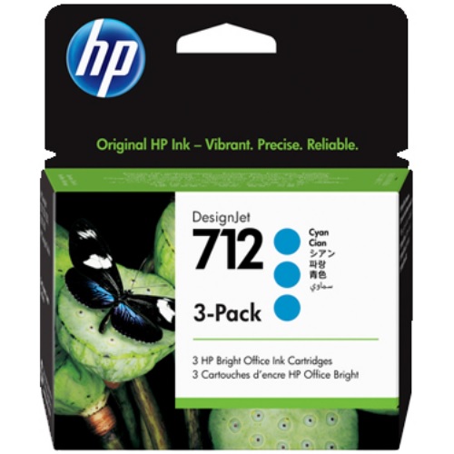 HP  정품 712 (3ED77A) 파랑[멀티팩]