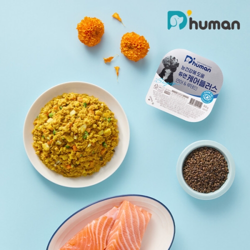 굽네 듀먼 케어플러스 연어&루테인 캔 50g (50개)