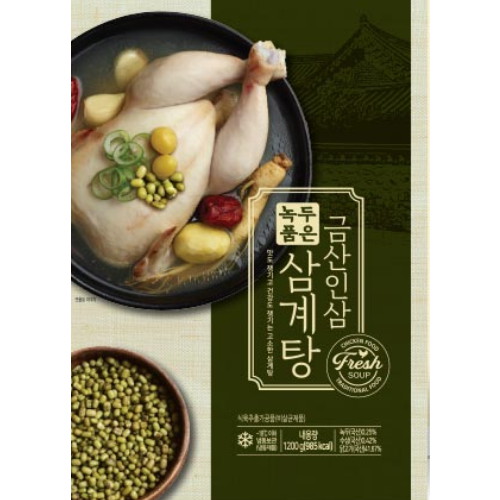 참바다영어조합법인 녹두품은 금산인삼 삼계탕 1.2kg