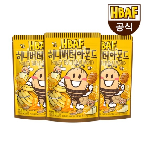 허니버터 아몬드 세트 190g