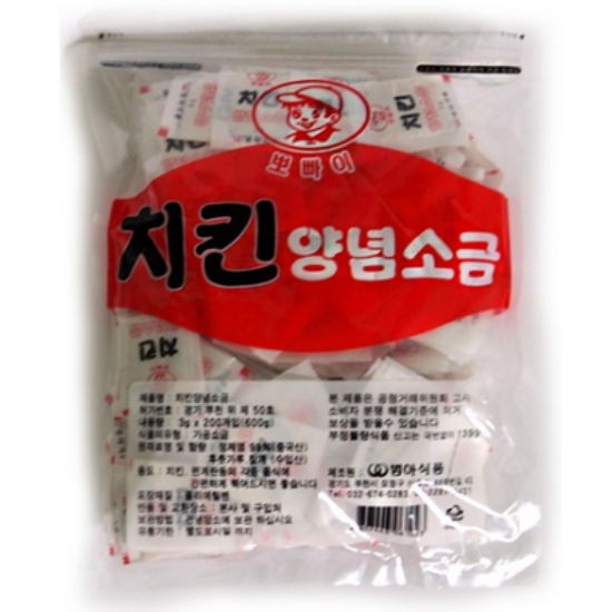 범아식품 뽀빠이 치킨양념소금 3g (200개)_이미지