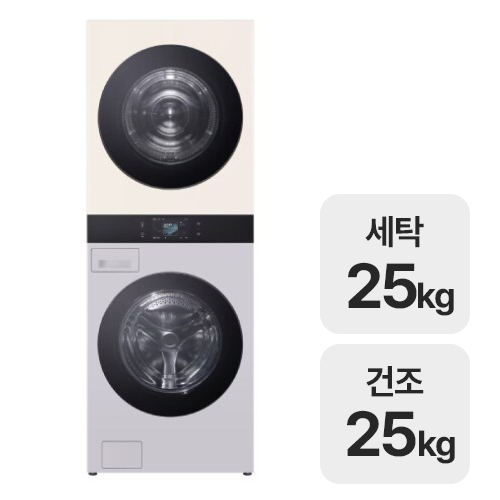 LG전자 트롬 AI 오브제컬렉션 워시타워 WA2525MEZF