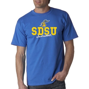  Rab J2 Sport South Dakota State University Jack bits 티셔츠 NCAA 대학 104459