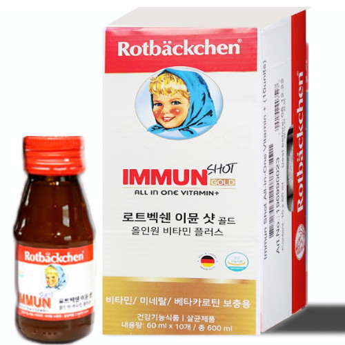 로트벡쉔  이뮨 샷 골드 올인원 비타민 플러스 10병 (1개)