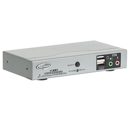 강원전자 NETmate 2:1 DisplayPort KVM 스위치 (NM-DKD02C)_이미지