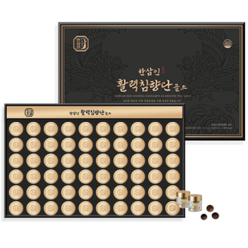 농협홍삼 한삼인 활력 침향단 골드 3.75g 60환이미지입니다. 누르면 해당 게시물로 새창이동합니다.