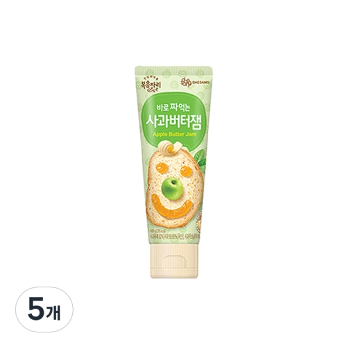 복음자리 바로 짜먹는 사과버터잼 100g (5개)