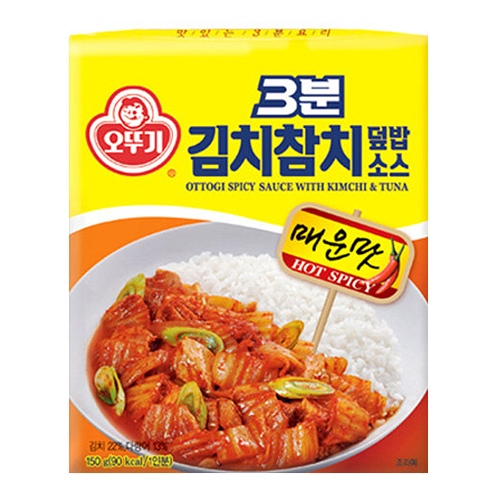 오뚜기 3분 김치참치 덮밥소스 150g (3개)