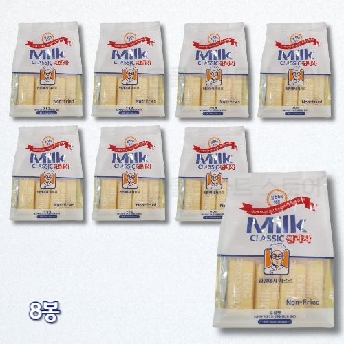 위아더월드 밀크 클래식 쌀과자 우유맛 240g (8개)