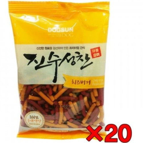 진수성찬 치즈 버거 100g