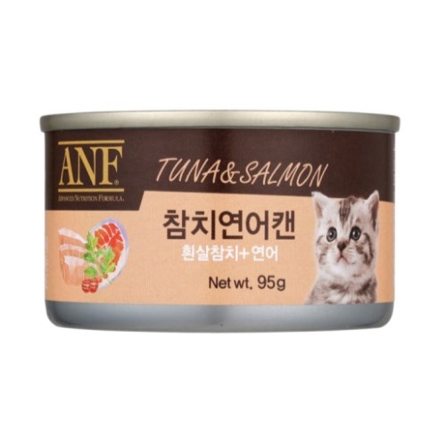 ANF 캣 참치연어 캔 95g이미지입니다. 누르면 해당 게시물로 새창이동합니다.