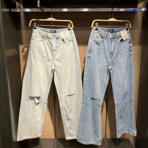 후아유 여성 슬래쉬 디스트로이드 데님 WHTJD2363F