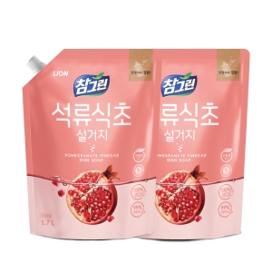 참그린 석류식초 리필 1.7L (2개)_이미지