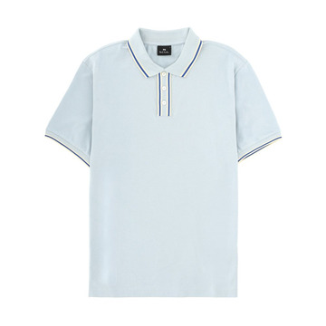 폴스미스 PS 팁드 오가닉 코튼 폴로 셔츠 M2R096ZV21511 02A T_이미지