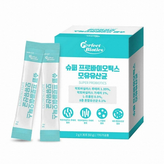 퍼펙트바이오틱스 슈퍼 프로바이오틱스 모유유산균 30포 (6개)_이미지