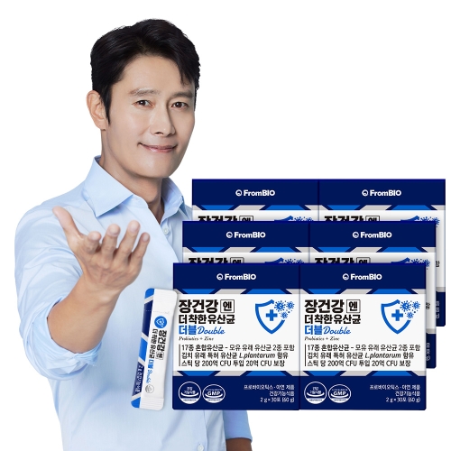 프롬바이오 장건강엔 더 착한 유산균 더블 30포 (6개)